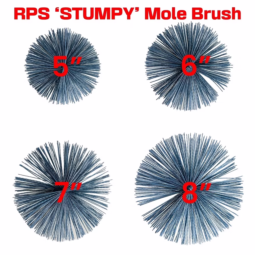 RPS 7" / 175 mm 'Stumpy GRIT Mole' för 8/10 mm SnapLok-stav - Bild 5